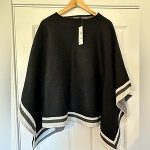 Ann Taylor Poncho Sweater Pullover Shawl